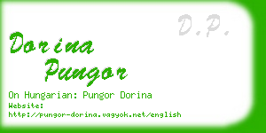 dorina pungor business card
